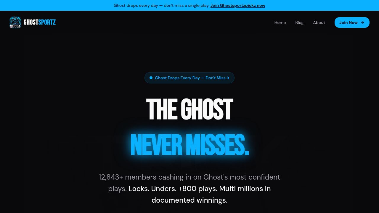 Ghost Winning RT Picks | Stop Losing. Start Winning.